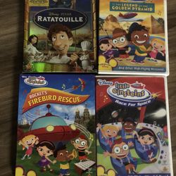 Disney DVD ratatouille and little Einstein lot