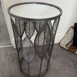 End Table With Mirror Top