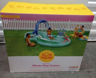 Whale Play Center Kiddie Pool Inflatable 2+ Years