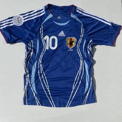 JAPAN 2006 Home Soccer Jersey NAKAMURA #10 SZ Men Large