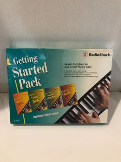RadioShack Keyboard Getting Started Pack - Vintage Self Teacher, NEW