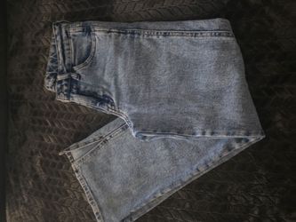 Light Wash Acid Wash Denim Jeans