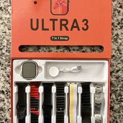 Smartwatch compatible with Android and Apple - 7 bands included