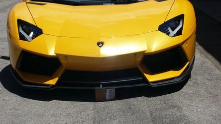 part for 2012 2013 2014 2015 2016 2017 Front Bumper Lower Lip Spoiler Tuner Style For Lamborghini Aventador  part