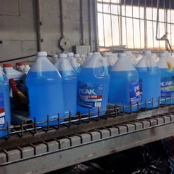 A Lot Of Windshield Cleaner And Some A Different Oils Jeep Radio And In Dash Radio And Back Camera 