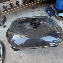 Electric Griddle And Flat Skillet 