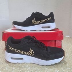 Nike Air Max SC "Leopard Swoosh" Black FZ2649-001 Women's Size US 6