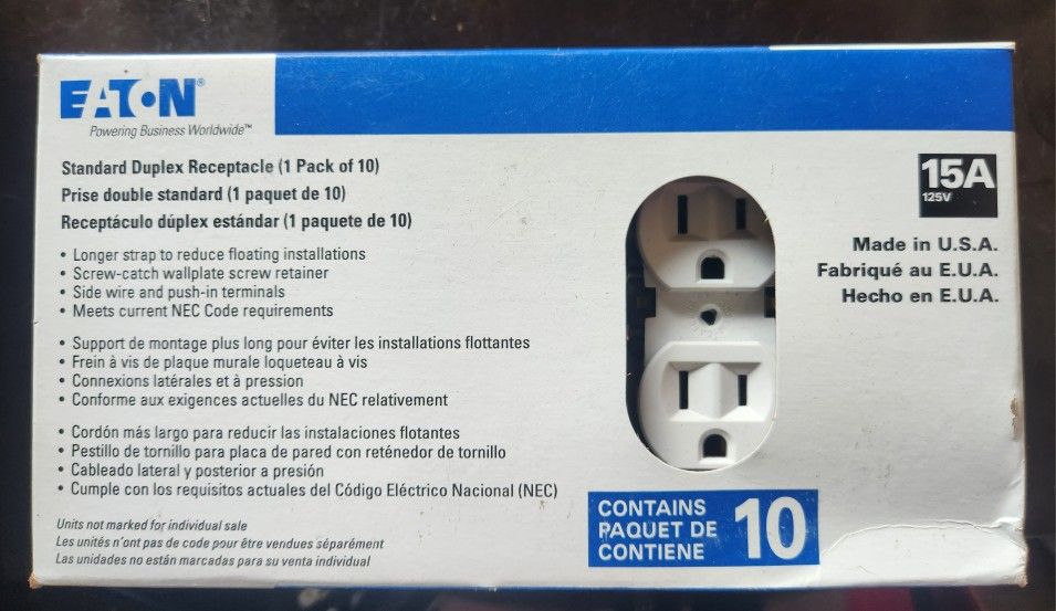 Standard Duplex Receptical