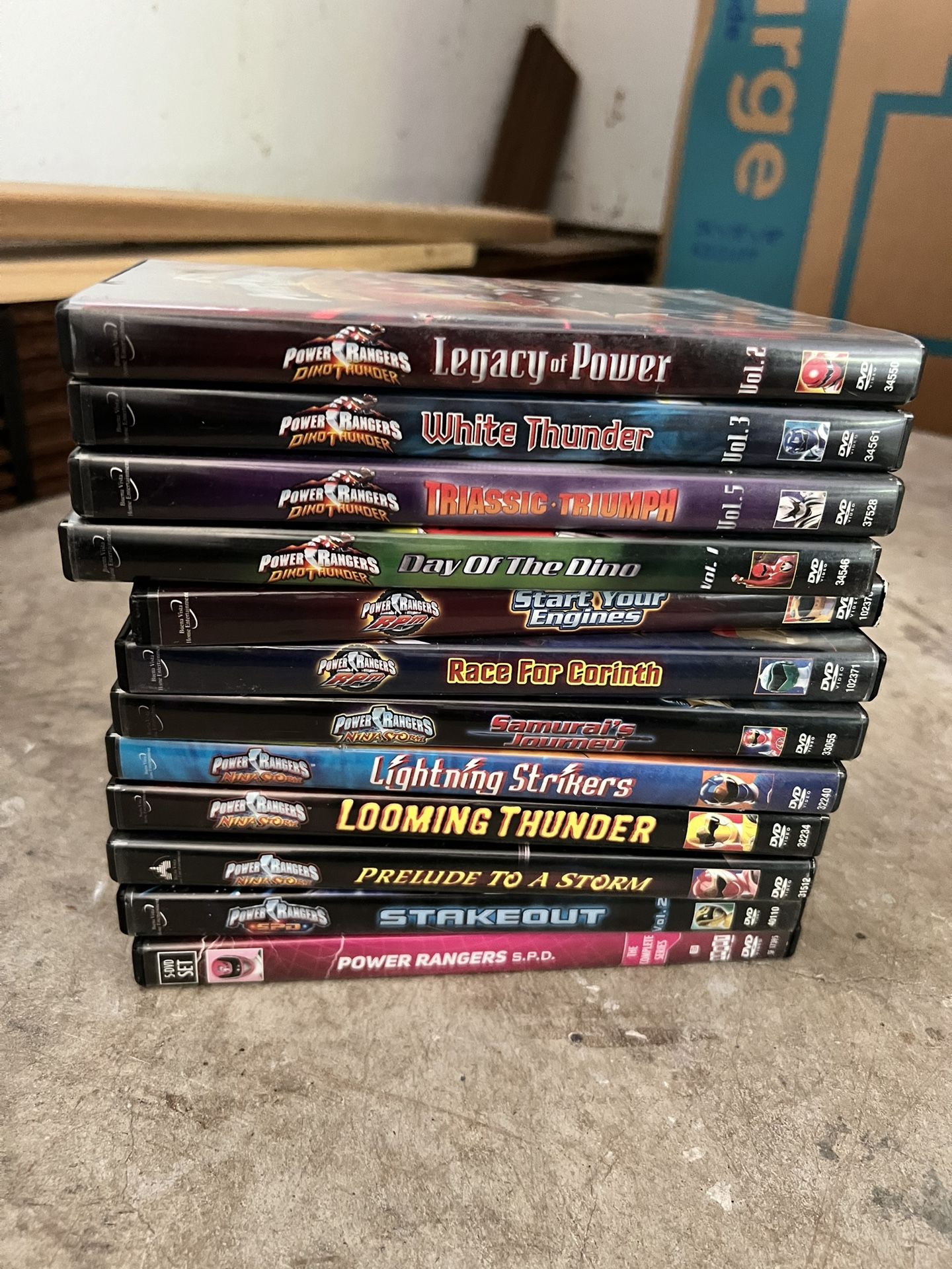 Power Rangers DVDs Set 3