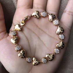18k Gold Filled Bracelet 7” Long Jewellery 