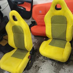 Ep3 Seats Recaro Tom Wildcat Fabric Custom 