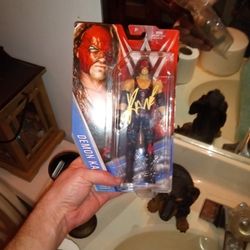 Autographed WWF Kane action Figure Still In Box