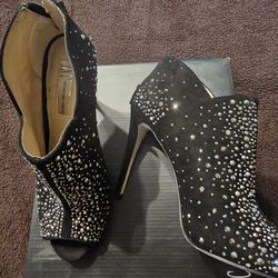 INC Black Sparkling Shoe