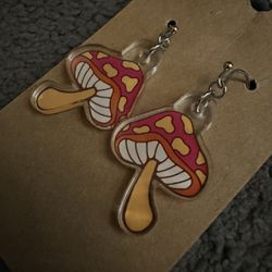 Mushroom Earrings 