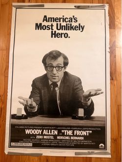 Vintage - 1976 Woody Allen “The Front” Movie poster