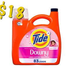 Tide downy detergent