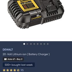 DEWALT 20 -Volt Lithium-ion (Battery Charger )