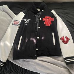 True Religion Letterman Jacket 