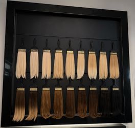 Hair extension wall