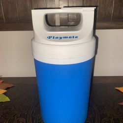 Old Style Blue Igloo Playmate Beverage Cooler Thermos