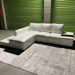 *Free Delivery* Modern Leather Sectional Couch Sofa 