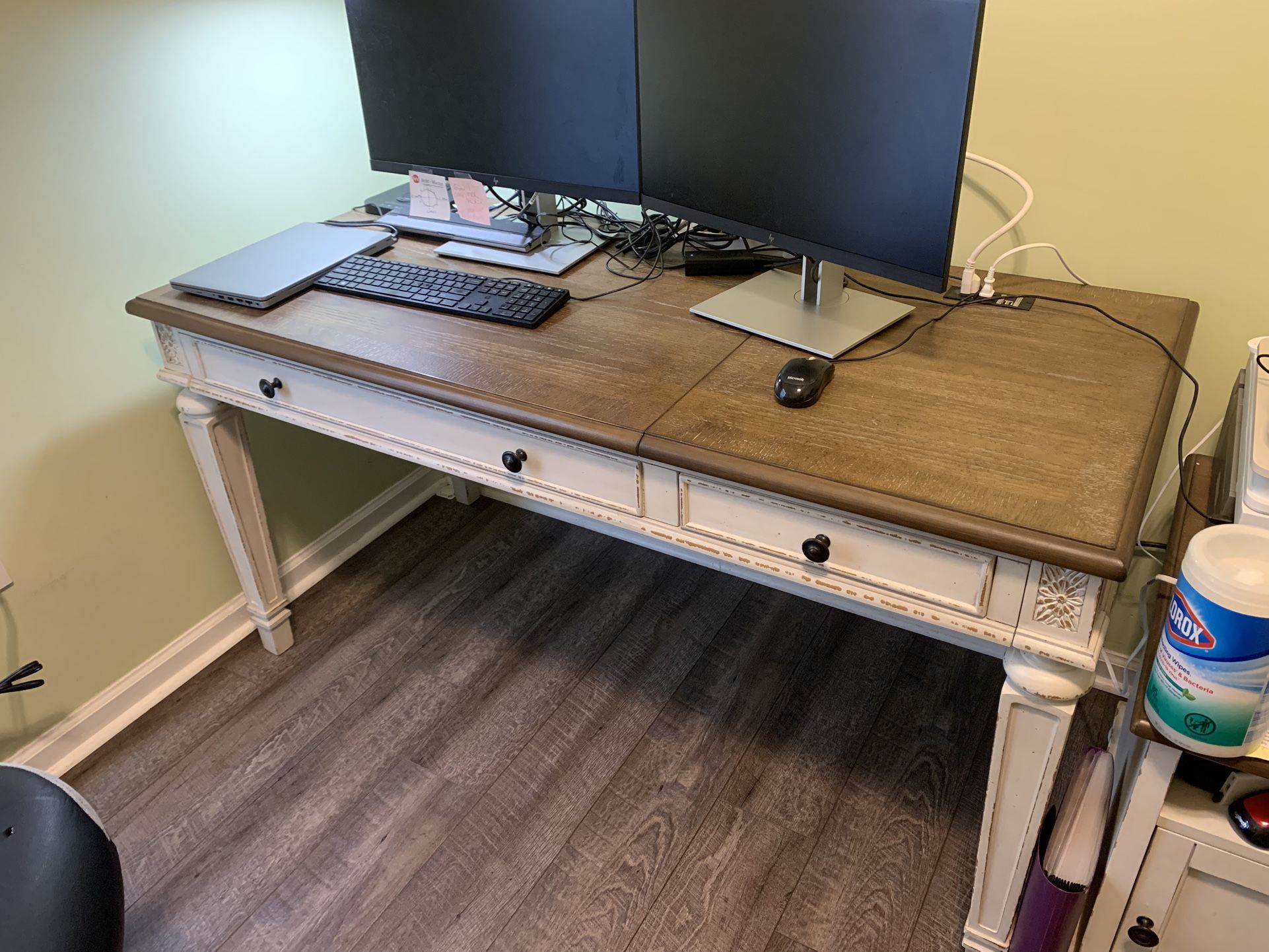 60” Home Office Desk( Sit/Stand) W/USB Charging