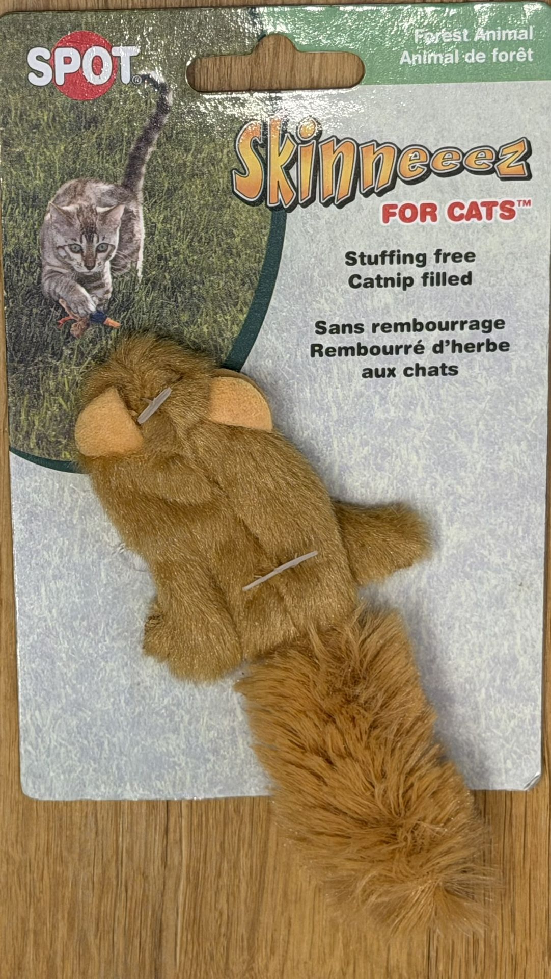 5" Cat Toy Skinneeez for Cats Forrest Animal:Chipmunk Brand New - $6.99