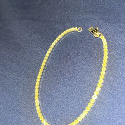 CYBER SALE! $70 Tennis Bracelet 18k Gold Plated 