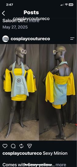 Sexy minions costume