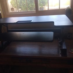 Black Sit Stand Desktop 
