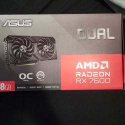 Asus Dual AMD RADEON RX7600 8GB And Vengeance LPX ASKING FOR 200 OBO