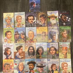Kids Who Was Books $4 Each 