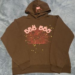 Brown Spider Hoodie Large