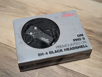 Ortofon OM Pro S Premounted On SH-4 Black Headshell