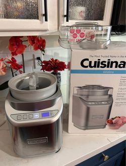 NEW Ice Cream Machine- Cuisinart Gelateria ICE-70 (Ice Cream, Gelato & Sorbet Maker)