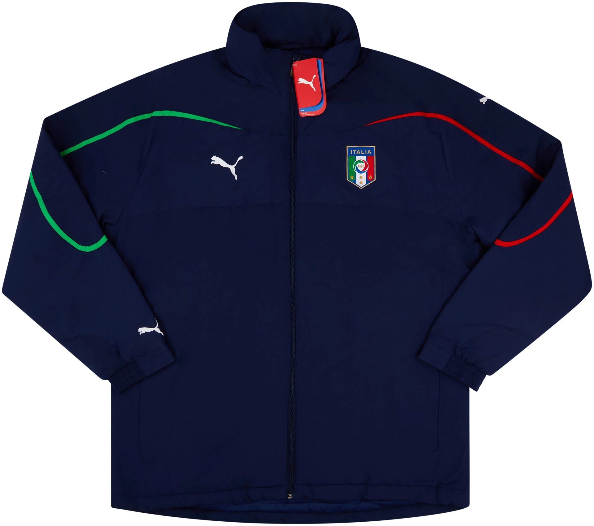 2010-12 PUMA Italy Heavyweight Padded Bench Jacket size XL NWT