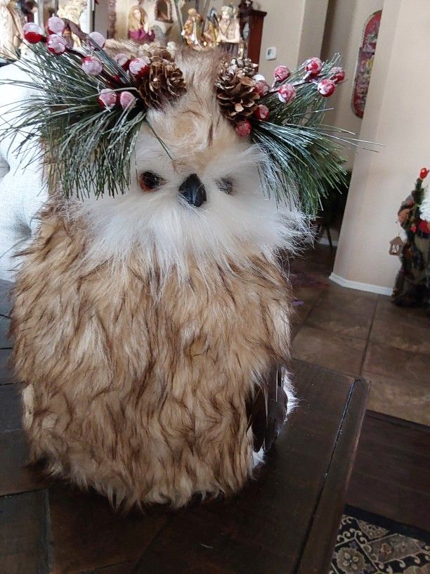 Woodland Owl Topper Or Decor