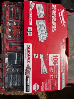 3/8 in. and 1/4 in. Drive SAE/Metric Ratchet Tool Set with PACKOUT Case