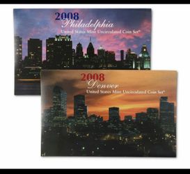 2008 P & D U.S. Mint Uncirculated Set. 28 Coins