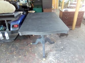 Double pedestal dining table