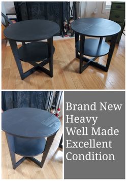 Matching end tables brand new