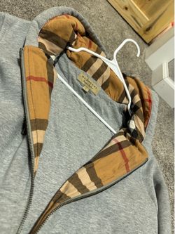 Burberry zip up