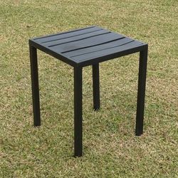 Metal Square Indoor Outdoor Side Table Plant Stand