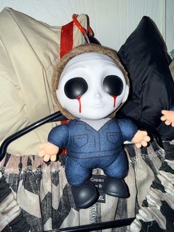 Tiny Nightmares Fright Face Vinyl Plush PENDANT Michael Myers (Halloween II)