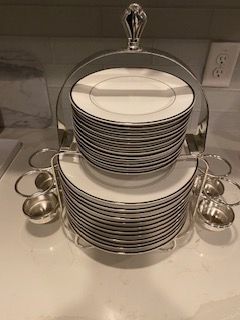 Dishes - Buffet Caddy with dishes