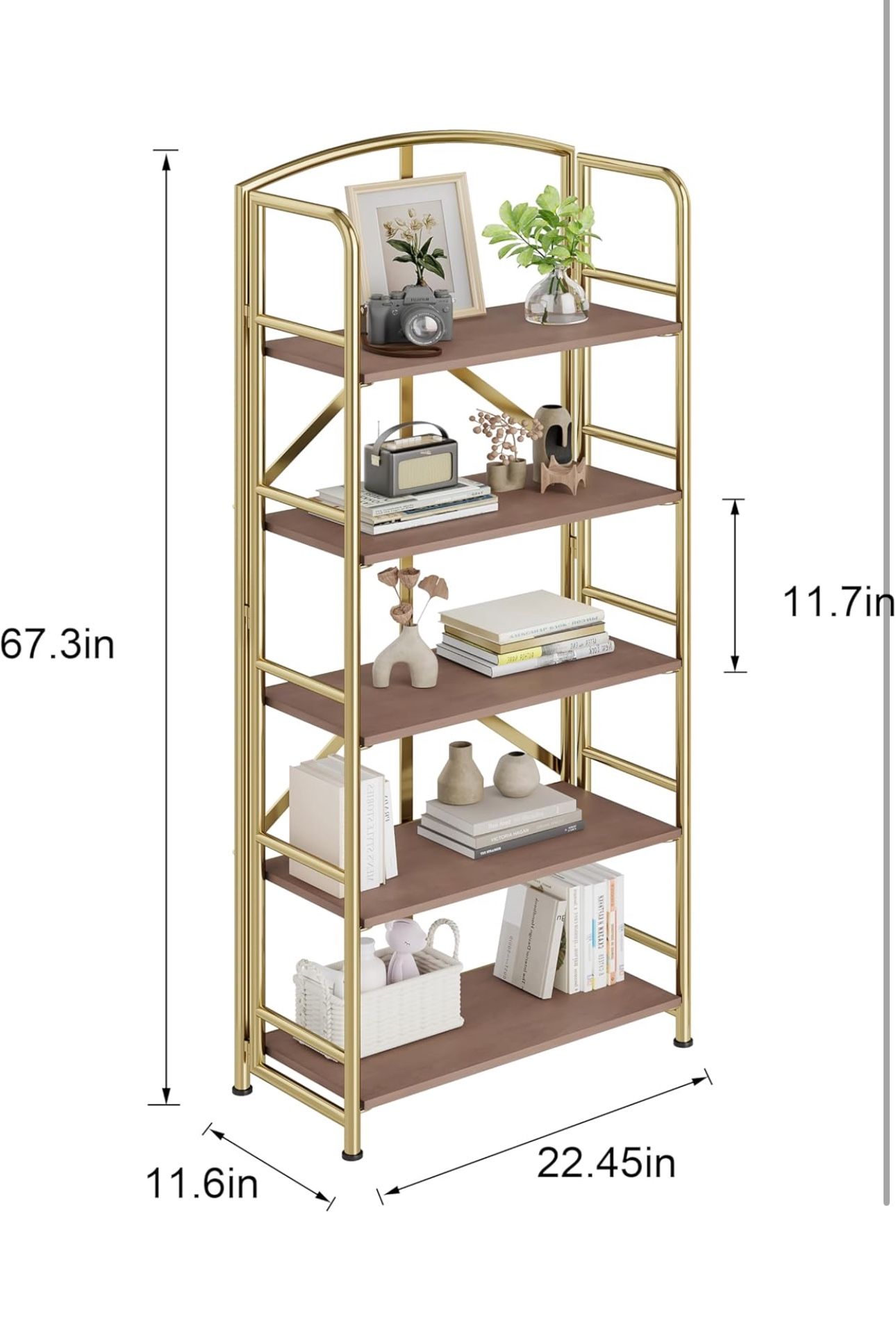 Bookshelf Storage Shelves 