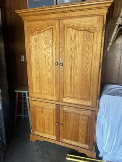 Solid Oak Wardrobe An ware