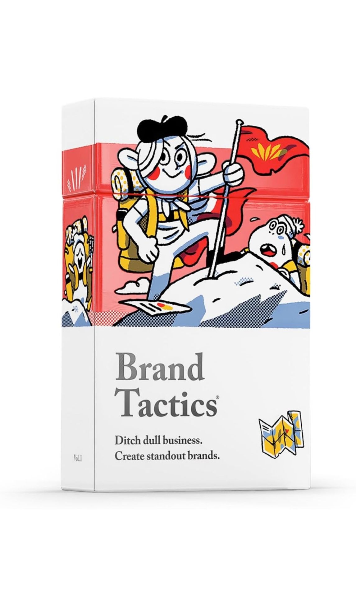 Brand Tactics Playing Cards Deck - Business Tool to Improve Your Brand Strategy, Creative Marketing Plan and Business Development - 54 Cards in a Case