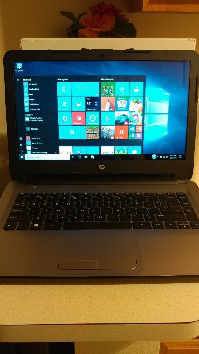 HP 14″ LAPTOP, 14-an013nr
