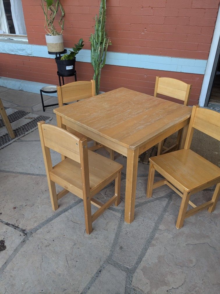 Kid Sized Table And Chairs